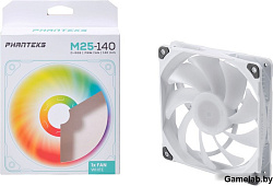 Вентилятор PHANTEKS M25 DRGB White 140x140x25мм (PWM, 20шт./кор, 400-1800 об/мин, 36.57dBa) / PH-F14