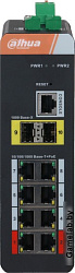 Коммутатор Dahua DH-IS4210-8GT-120 8G 2SFP 8PoE 120W неуправляемый