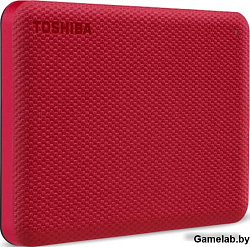 Жесткий диск Toshiba USB 3.0 1Tb HDTCA10ER3AA Canvio Advance 2.5" красный