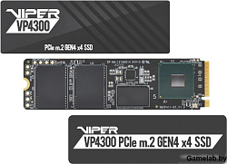 Накопитель SSD Patriot PCI-E x4 1Tb VP4300-1TBM28H Viper VP4300 M.2 2280