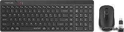Клавиатура + мышь A4Tech Fstyler FG2300 Air2 клав:черный мышь:черный USB беспроводная slim (FG2300 A