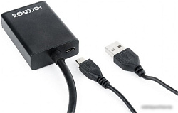 Cablexpert Переходник Cablexpert Переходник VGA-HDMI Cablexpert A-VGA-HDMI-01 VGA 15M - HDMI 19F, дл