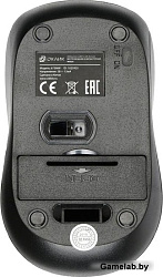 Мышь Oklick 675MW черный/красный оптическая (800dpi) беспроводная USB (2but)