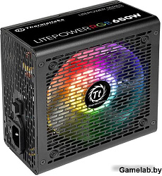 Блок питания Thermaltake Litepower RGB 650W (PS-LTP-0650NHSANE-1) v2.3, A.PFC, 80 Plus , Fan 12 cm, 