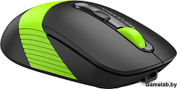 Мышь A4Tech Fstyler FG10CS Air черный/зеленый оптическая (2000dpi) silent беспроводная USB для ноутб