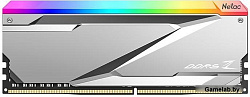 DDR 5 DIMM 32Gb (16Gbx2) 7200Mhz, Netac Z NTZED5P72DP-32S RGB DDR5-7200 32GB (16GB x 2) C32 Silver, 