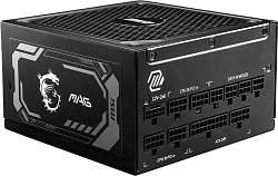MSI Блок питания MSI MAG A1000GL PCIE5 1000W, 80+ Gold, полностью модульный, ATX 3.0, PCIE5, RTL