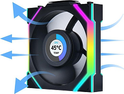 Вентилятор для корпуса Lian-Li Uni Fan SL Wireless 120 LCD Reverse ARGB 120х124.5x28 черный 4-pin 31