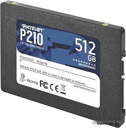 SSD 2.5" SATA-III Patriot 512Gb P210 (P210S512G25)