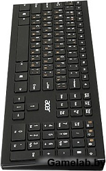 Клавиатура Acer OKR010 черный беспроводная slim Multimedia