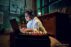 Наушники мониторные Sennheiser HD 400 PRO 3м черный проводные оголовье (700047)