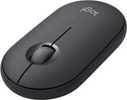 Мышь Logitech Pebble M350S графитовый оптическая (1000dpi) silent беспроводная BT/Radio USB (2but)