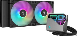 Система водяного охлаждения Deepcool LT240 ARGB Soc-AM5/AM4/1151/1200/1700 черный 4-pin 28.2-32.9dB 