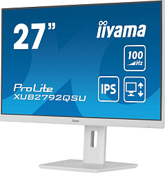 Монитор Iiyama 27" ProLite XUB2792QSU-W6 белый IPS LED 0.4ms 16:9 DVI HDMI M/M матовая HAS Piv 250cd