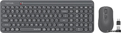 Клавиатура + мышь A4Tech Fstyler FG3300 Air2 клав:серый мышь:серый USB беспроводная slim Multimedia