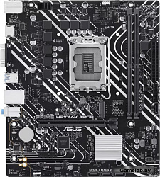 ASUS PRIME H610M-K ARGB, LGA1700, H610, 2*DDR5, VGA + HDMI, 4 SATA 6, M.2, USB 3.2, USB 2.0, mATX ; 