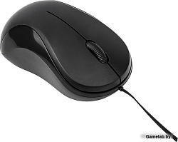 Мышь Oklick 115SR черный оптическая (800dpi) USB для ноутбука (2but)