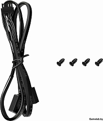 Вентилятор для корпуса Deepcool FD12 120х120x25 черный 4-pin 27.6дБ (R-FD12-BKNPN1-G) Ret