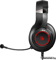 Наушники с микрофоном A4Tech Bloody G220 черный 2м мониторные оголовье (G220 AUX3.5-4PIN + USB)