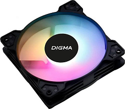 Вентилятор Digma DFAN-FRGB1 120x120x25mm 3-pin 4-pin (Molex)23dB 125gr LED Ret