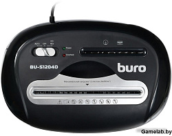 Шредер Buro Office BU-S1204D (секр.P-4)/фрагменты/12лист./21лтр./пл.карты/CD