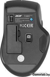 Мышь Acer OMR170 черный оптическая (1600dpi) беспроводная BT/Radio USB (5but)