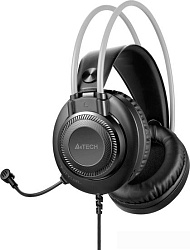 Наушники с микрофоном A4Tech Fstyler FH200i серый 1.8м накладные оголовье (FH200I GREY)