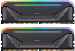 Apacer  DDR5  32GB  6000MHz DIMM NOX RGB Black Gaming Memory CL38 1.35V Kit (2x16GB) (Retail) 2048*8
