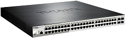 Коммутатор D-Link DGS-1210-52MP/ME DGS-1210-52MP/ME/B1A 48G 4SFP 48PoE 370W управляемый