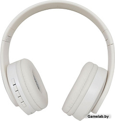 Гарнитура накладные Hyundai H-HP102 белый беспроводные bluetooth оголовье