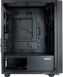 ZALMAN T3 PLUS, MATX, BLACK, WINDOW, 2x3.5", 3x2.5", 1xUSB2.0, 1xUSB3.0, FRONT 1x120mm, REAR 1x120mm