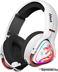 Наушники с микрофоном A4Tech Bloody MR720 белый/красный мониторные BT/Radio оголовье (MR720 NARAKA)