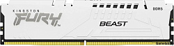 Память DDR5 32GB 6000MHz Kingston KF560C36BWE-32 Fury Beast White Expo RTL Gaming PC5-48000 CL36 DIM