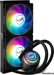 Система водяного охлаждения Valkyrie Jarn 280 ARGB Black / 2x140mm ARGB fans, 300W TDP, 32.2dBA / HW