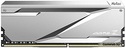 DDR 5 DIMM 32Gb (16Gbx2) 7200Mhz, Netac Z NTZED5P72DP-32S RGB DDR5-7200 32GB (16GB x 2) C32 Silver, 