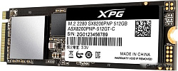 Твердотельный накопитель SSD A-Data PCI-E x4 512Gb ASX8200PNP-512GT-C (PCI-E 3.0 x4, up to 3500/2300