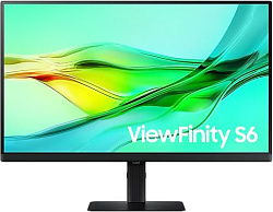 Монитор Samsung 27" ViewFinity S6 S27D604UAIXCI черный IPS LED 5ms 16:9 HDMI матовая HAS Piv 1000:1 