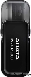 Флэш-накопитель USB2 32GB BLACK AUV240-32G-RBK ADATA