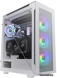 Thermaltake Divider 500 TG Snow ARGB CA-1T4-00M6WN-01 White/Win/SPCC/Tempered Glass*4/120mm ARGB Fan