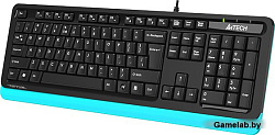 Клавиатура A4Tech Fstyler FKS10 черный/синий USB