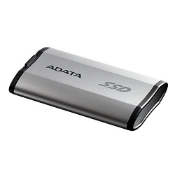 Накопитель SSD A-Data USB-C 4TB SD810-4000G-CSG SD810 1.8" серый