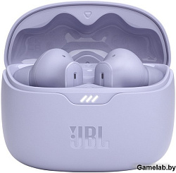 Гарнитура внутриканальные JBL Tune Beam пурпурный беспроводные bluetooth в ушной раковине (JBLTBEAMP