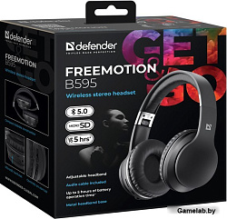 Гарнитура WRL FREEMOTION B595 BLACK 63595 DEFENDER