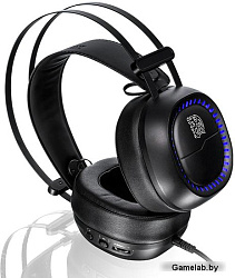  Наушники  HT/SHOCK PRO RGB 7.1/Цифровой/(EC)Наушник/Черный/Полноразмерная виртуальная гарнитура 7.1