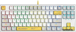 Клавиатура A4Tech Bloody S87 Energy механическая белый USB for gamer LED (S87 USB ENERGY WHITE)