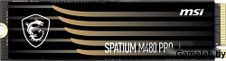 MSI 2TB PCIe 4.0 NVMe M.2 SPATIUM M480 PRO
