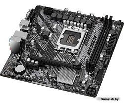 Материнская плата Asrock H610M-HVS/M.2 R2.0 Soc-1700 Intel H610 2xDDR4 mATX AC`97 8ch(7.1) GbLAN+VGA