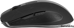 Мышь Оклик 976GW черный оптическая (3200dpi) беспроводная USB (6but)