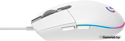 Мышка USB OPTICAL G102 LIGHTSY WHITE 910-005809 LOGITECH