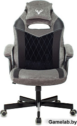 Кресло игровое Бюрократ VIKING 6 KNIGHT Fabric черный с подголов. крестовина металл